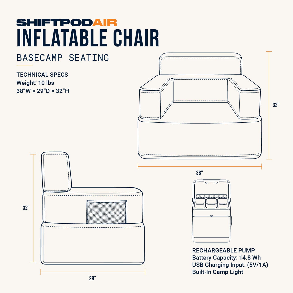 SHIFTPODAIR Chair Drawing